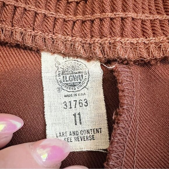 Vintage Burnt Orange Women’s Trousers - Picture 2 of 4